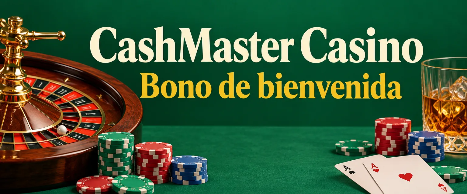 Promoción de bienvenida de CashMaster Casino: carga triplicada hasta $300.000 y 150 giros gratis